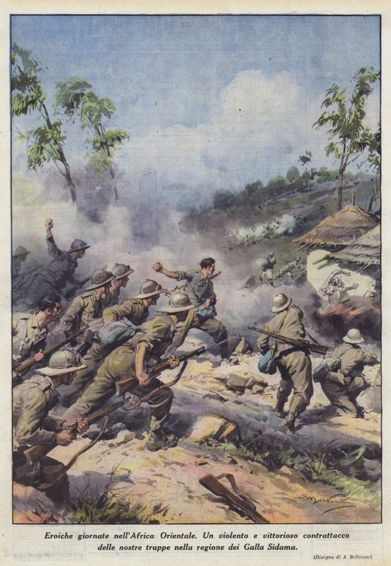 Dias heróicos na África Oriental de Achille Beltrame