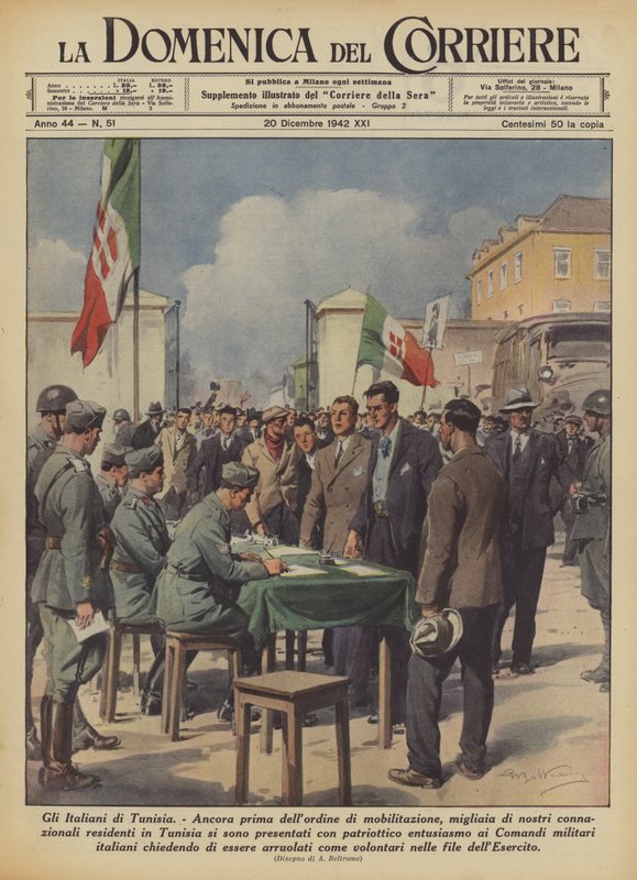 Os italianos da Tunísia de Achille Beltrame