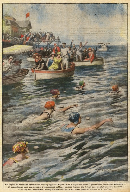 Os ingleses se divertem de Achille Beltrame