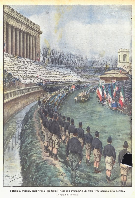 O Royals em Milão de Achille Beltrame