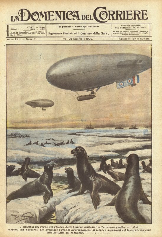 As aeronaves no reino do gelo de Achille Beltrame