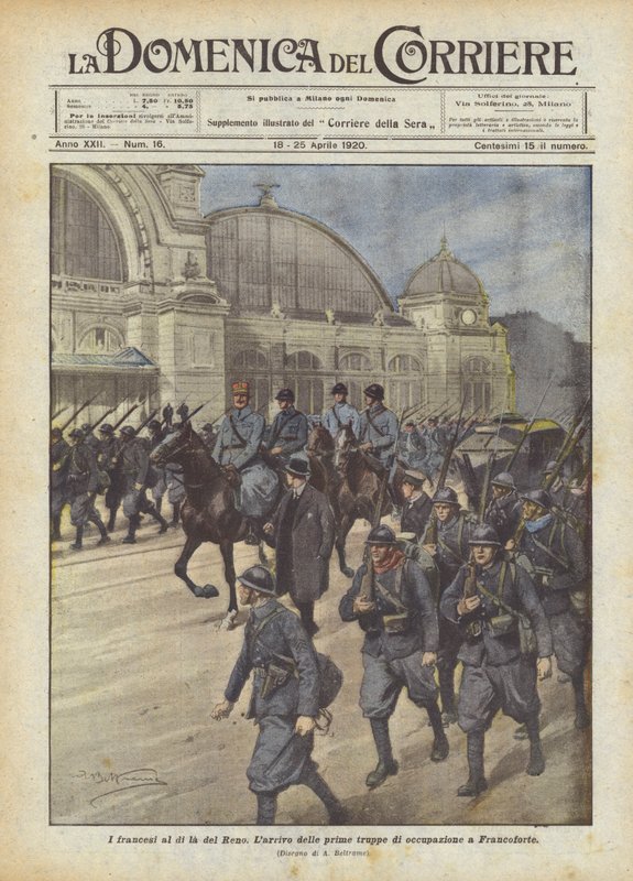 Os franceses além do Reno de Achille Beltrame