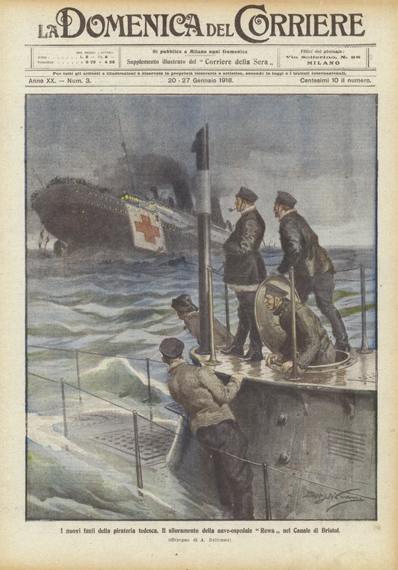 As novas glórias da pirataria alemã de Achille Beltrame