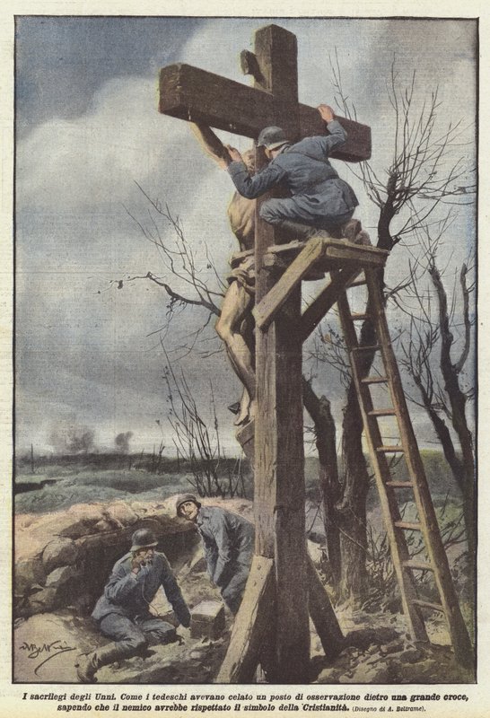 O sacrilégio da Unni de Achille Beltrame