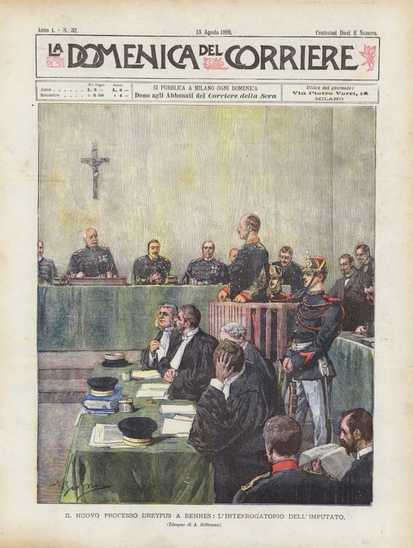 O Novo Processo Dreyfus Em Rennes, O Interrogador Impedido de Achille Beltrame