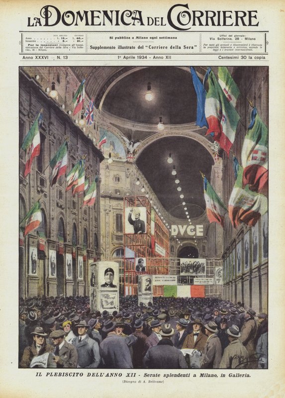 O Plebiscito do Ano XII - Noites Brilhantes em Milão, na Galeria de Achille Beltrame