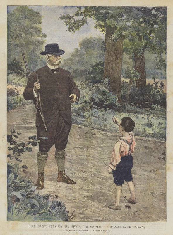 Rei Umberto Em Sua Vida Privada, Te Ver Staa Ti Um Mazzamm Meu Gajna de Achille Beltrame