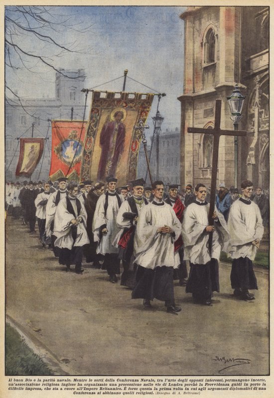O bom Deus e a paridade naval de Achille Beltrame