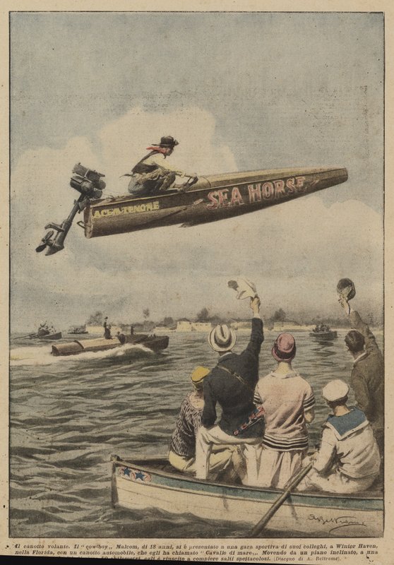 O barco voador de Achille Beltrame