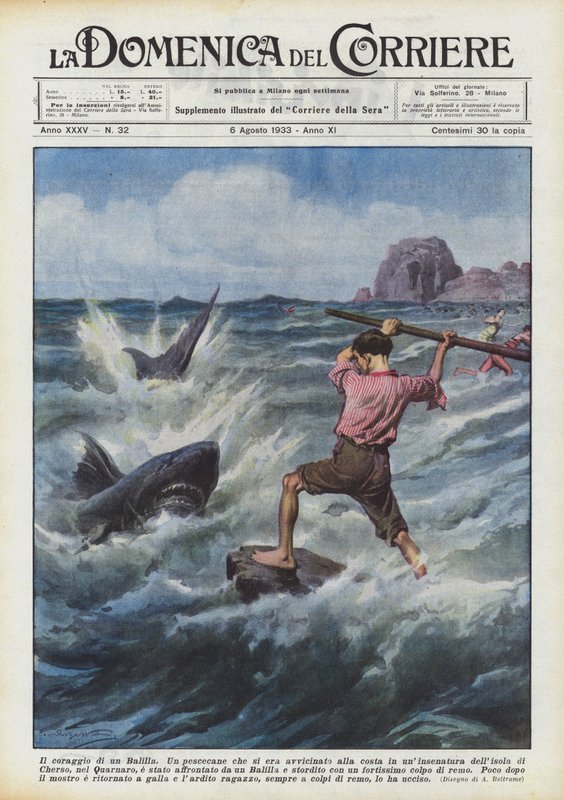 A coragem de um balilla de Achille Beltrame