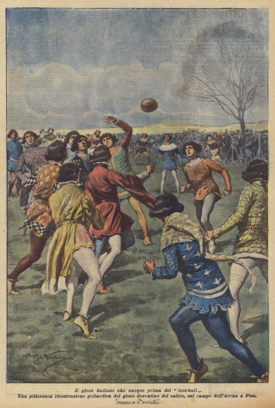 O jogo italiano que nasceu antes do foot-ball de Achille Beltrame
