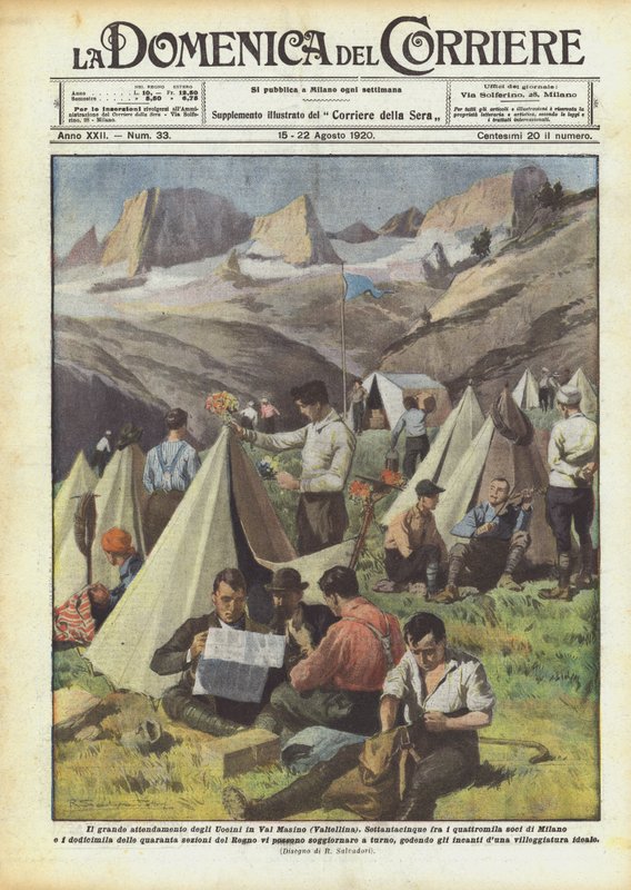 A grande emenda do Uoeini em Val Masino (Valtellina) de Achille Beltrame