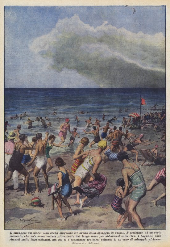 A miragem no mar de Achille Beltrame