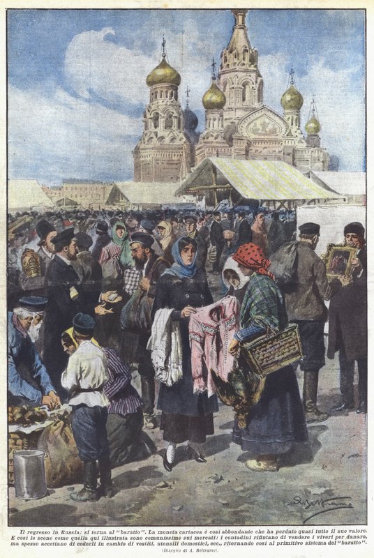A regressão na Rússia, voltamos ao escambo de Achille Beltrame