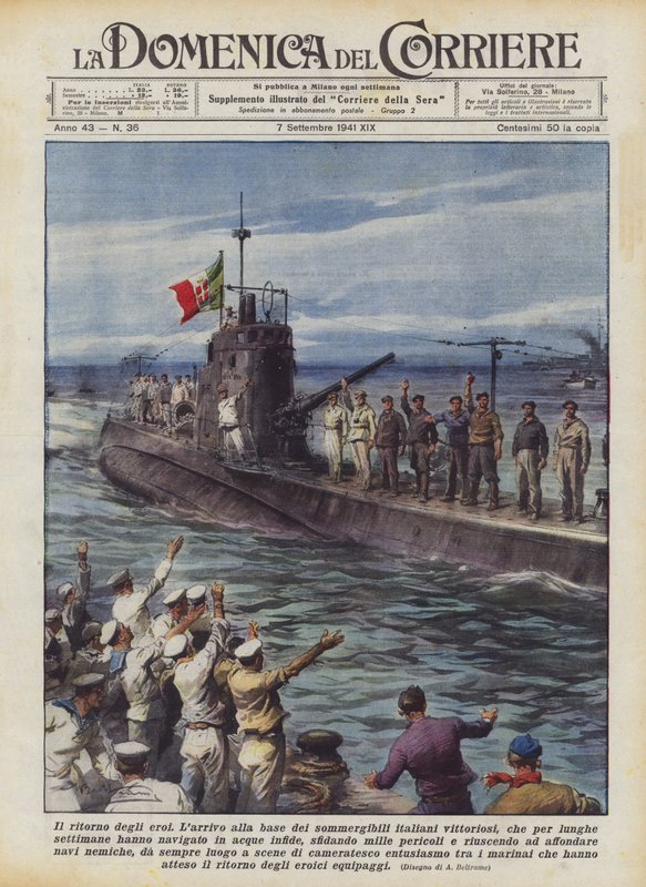 O retorno dos heróis de Achille Beltrame
