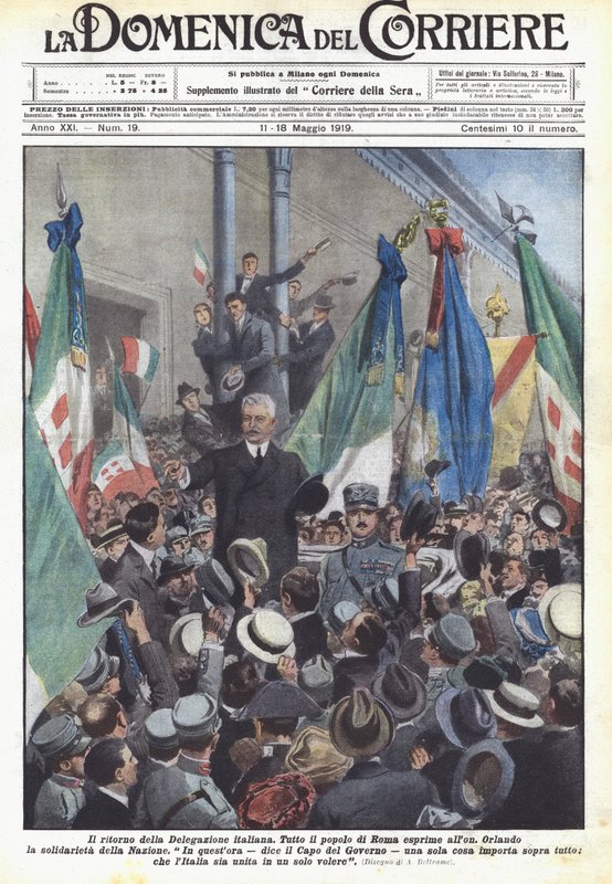 O retorno da Delegação Italiana de Achille Beltrame