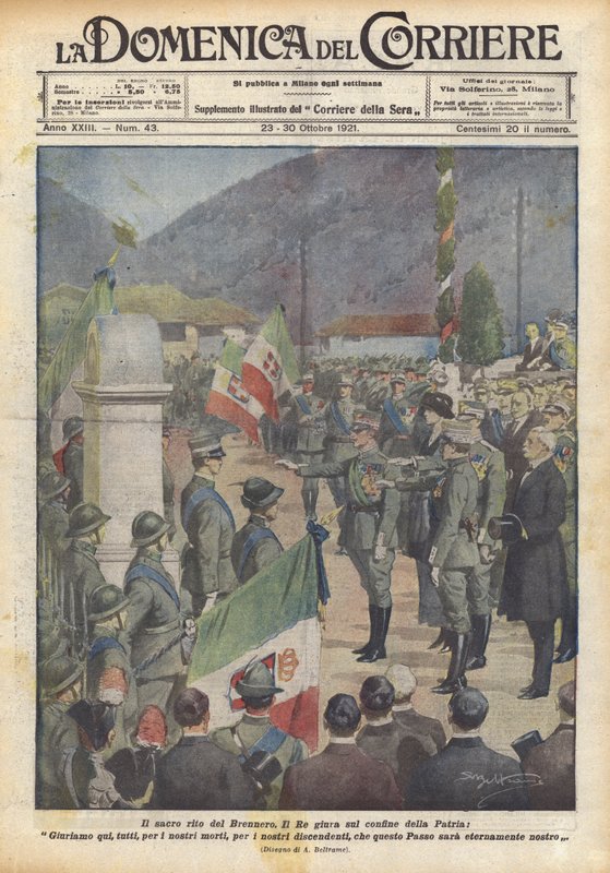 O sagrado rito de Brennero de Achille Beltrame