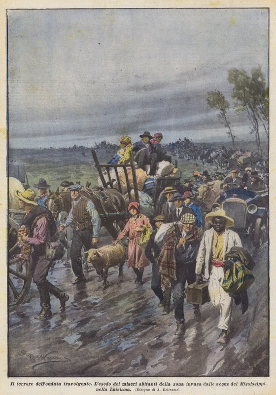 O terror da onda avassaladora de Achille Beltrame