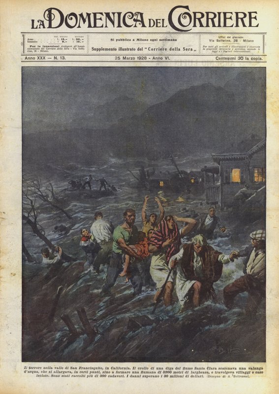Terror no vale de San Francisquito, Califórnia de Achille Beltrame