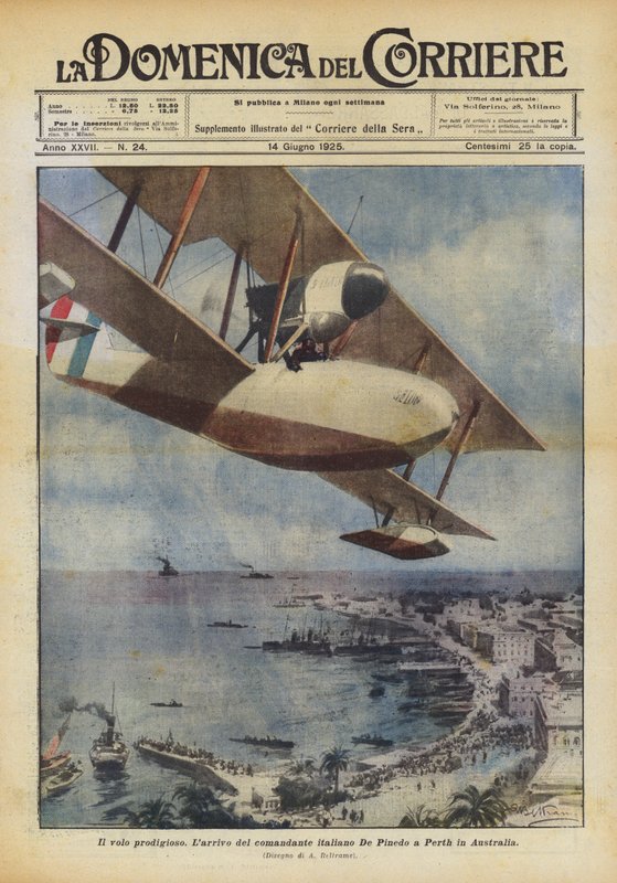 O voo prodigioso de Achille Beltrame