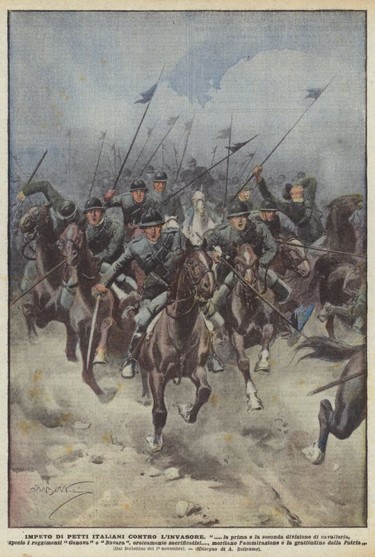 Impetus De Italiano Petti Contra O Invasor de Achille Beltrame