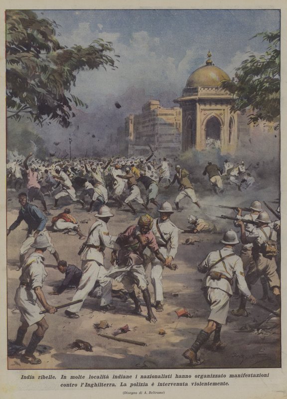 Índia rebelde de Achille Beltrame