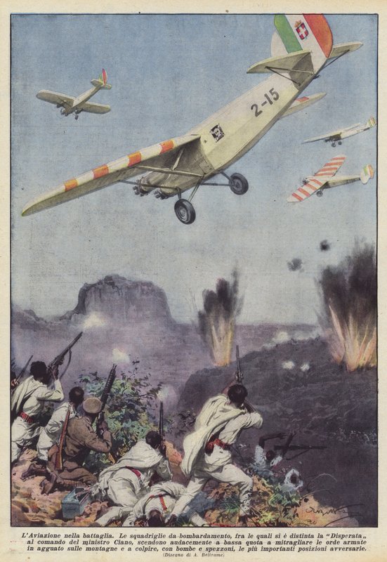 Aviação na batalha de Achille Beltrame