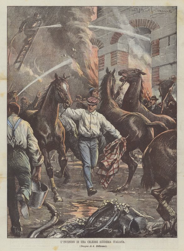 O fogo de uma famosa escuderia italiana de Achille Beltrame