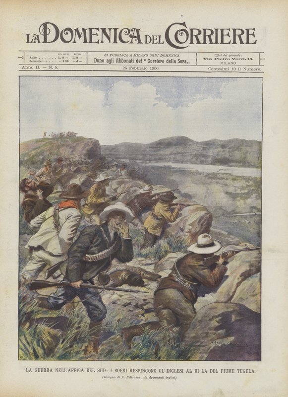 A Guerra Na África Do Sul, Os Boers Repelem Os Ingleses No Rio Tugela de Achille Beltrame