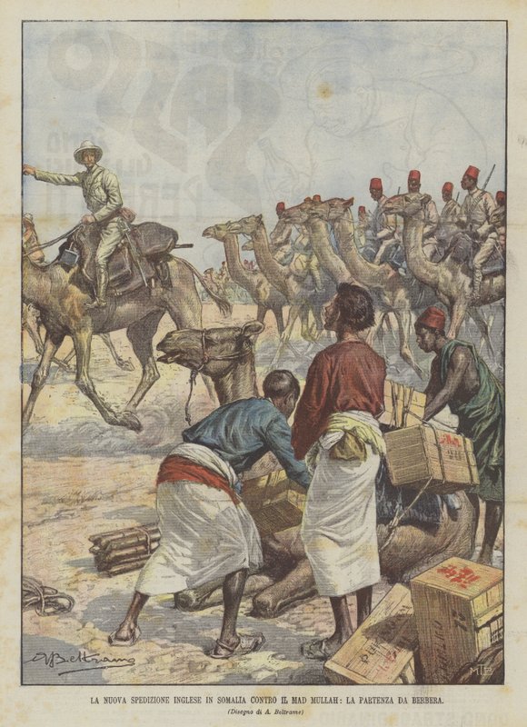 A Nova Expedição Inglesa na Somália Contra Mad Mullah, A Partida De Berbera de Achille Beltrame