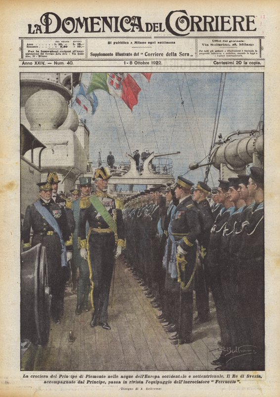 O cruzeiro do Príncipe do Piemonte nas águas do oeste e norte da Europa de Achille Beltrame