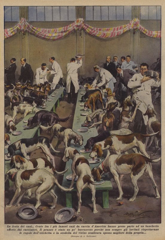 A festa dos cachorros de Achille Beltrame