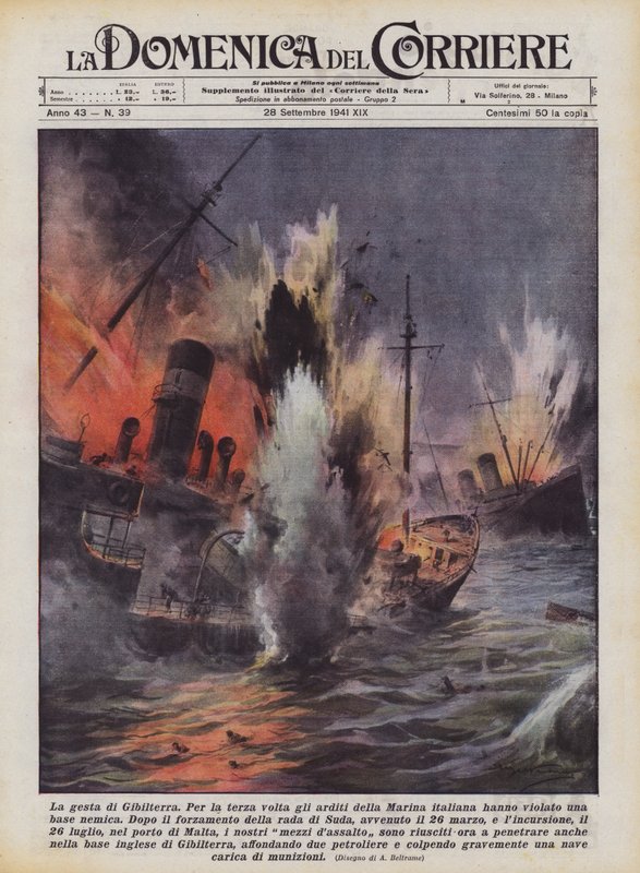 Os feitos de Gibraltar de Achille Beltrame