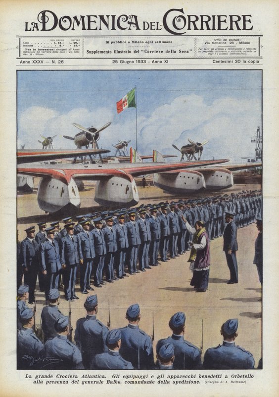 O grande cruzeiro do Atlântico de Achille Beltrame