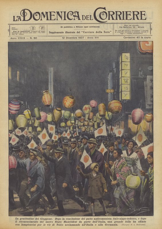 A gratidão do Japão de Achille Beltrame