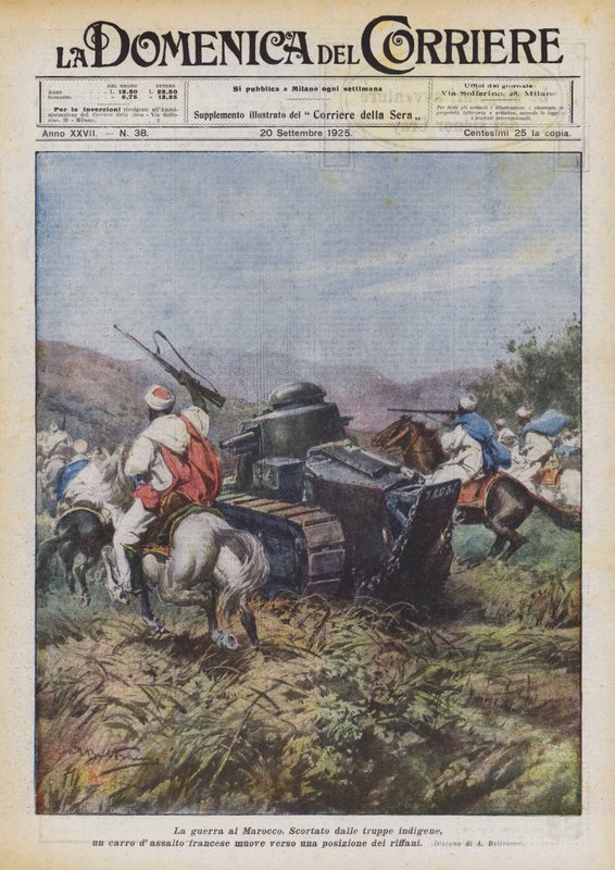 A guerra em Marrocos de Achille Beltrame