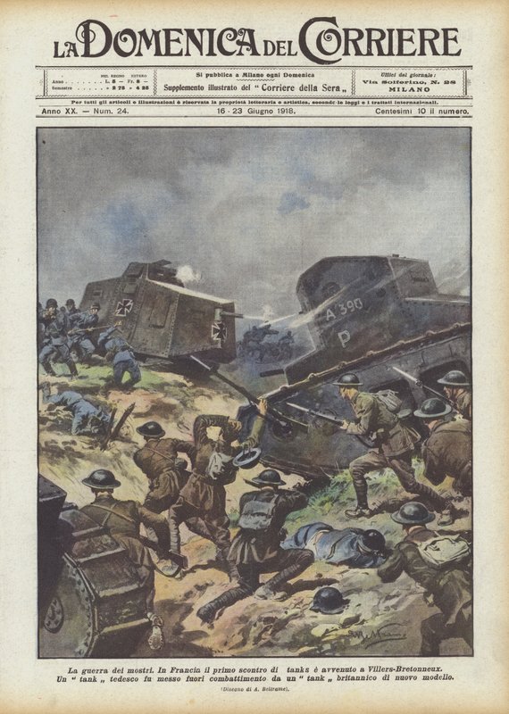 A guerra dos monstros de Achille Beltrame