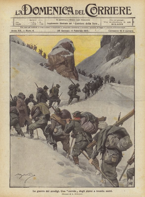 A guerra das maravilhas de Achille Beltrame