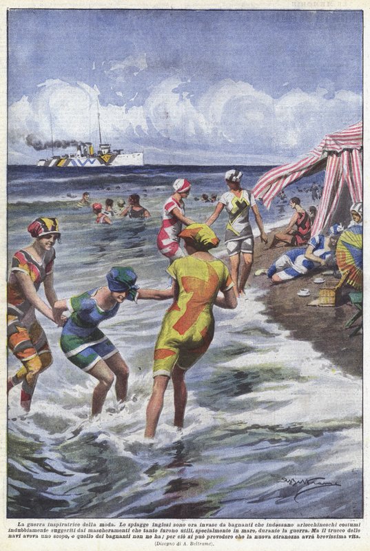 A guerra inspiradora da moda de Achille Beltrame