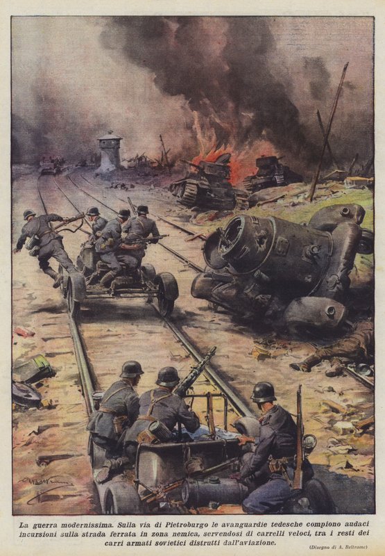 A guerra muito moderna de Achille Beltrame
