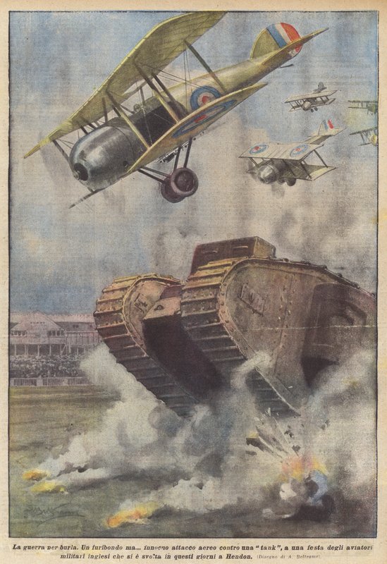 A guerra pela zombaria de Achille Beltrame