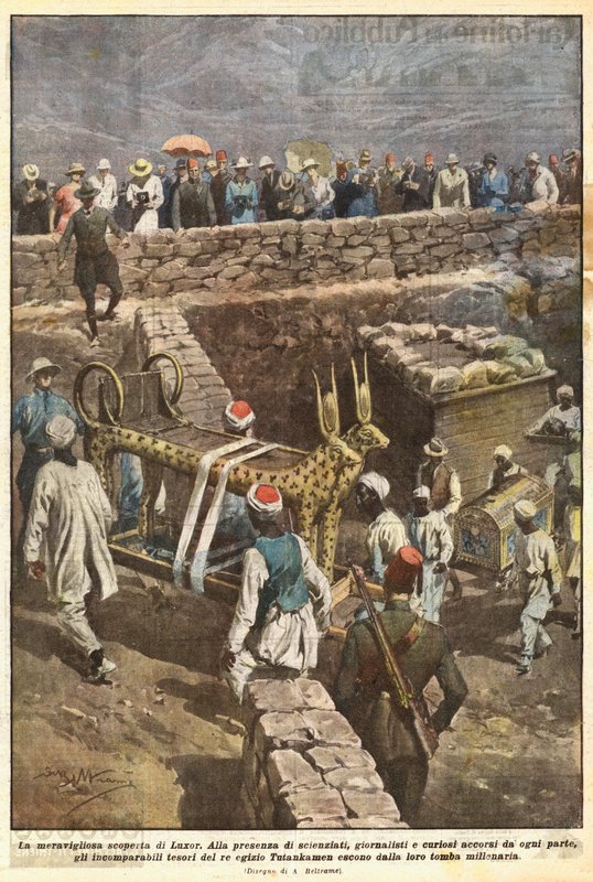 A maravilhosa descoberta de Luxor de Achille Beltrame