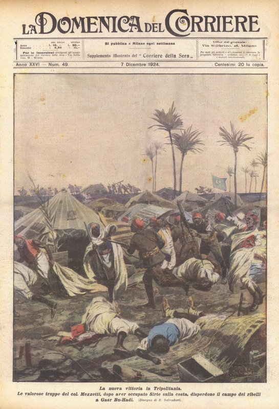 A vitória em Tripolitania de Achille Beltrame