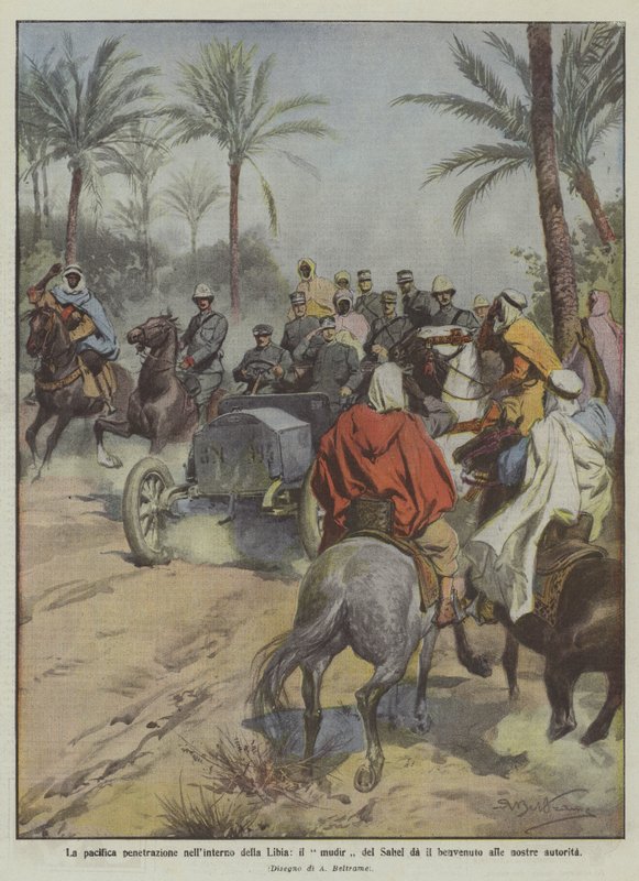 A penetração pacífica da Líbia dentro, o Sahel mudir saúda nossas autoridades de Achille Beltrame
