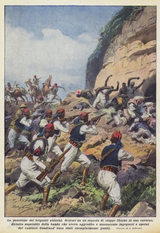 A punição dos bandidos abissínios de Achille Beltrame