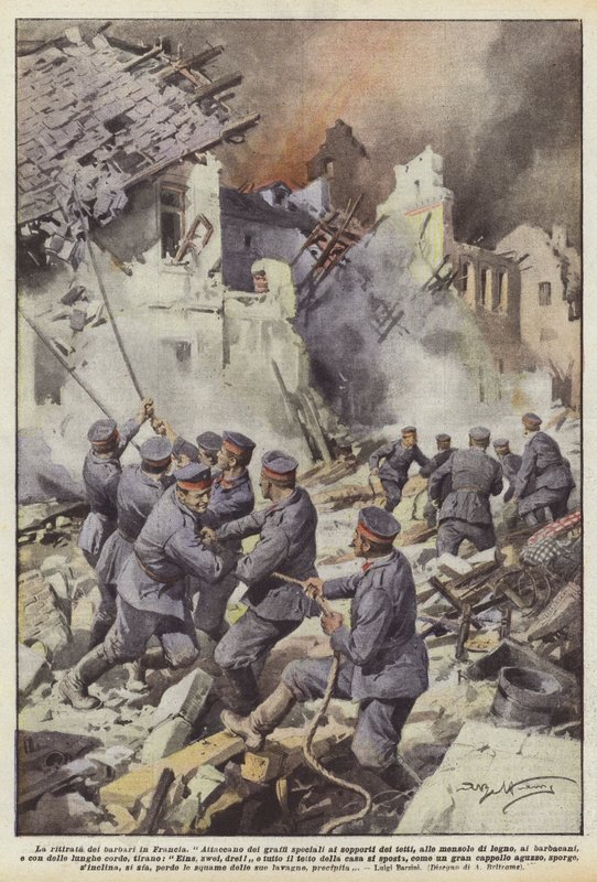 O recuo dos bárbaros na França de Achille Beltrame