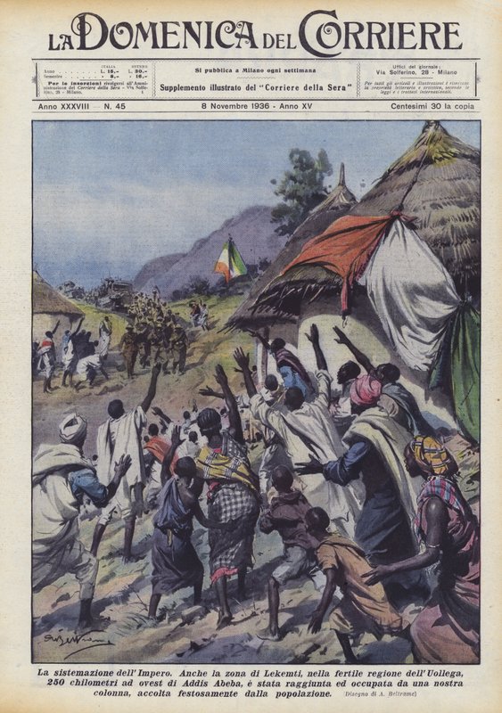 O arranjo do império de Achille Beltrame