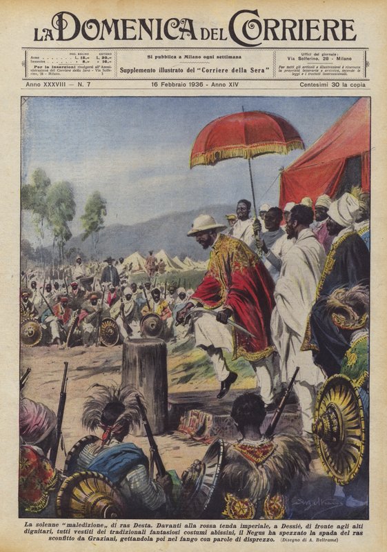 A maldição solene do ras Desta de Achille Beltrame