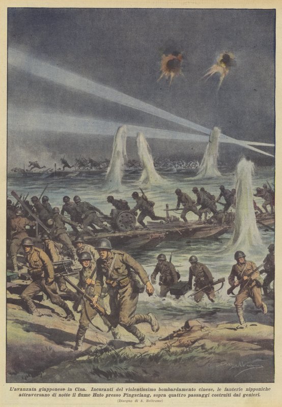Lavanzata japonês na China de Achille Beltrame