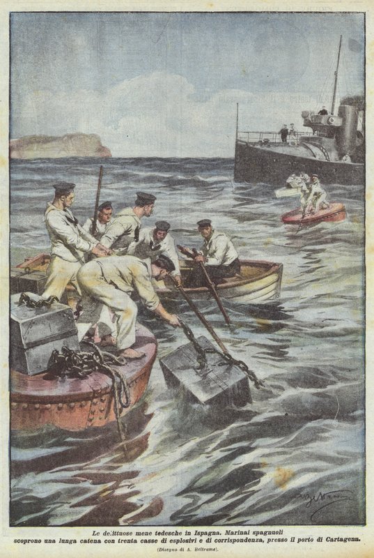 As refeições alemãs assassinas na Espanha de Achille Beltrame